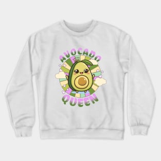 Adorable Queen of the Avocados Crewneck Sweatshirt